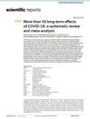 More than 50 long-term effects of COVID-19: a systematic review and meta-analysis