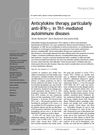 Anticytokine therapy, particularly anti-IFN-γ, in Th1-mediated autoimmune diseases