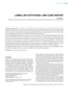 LAMELLAR ICHTHYOSIS: ONE CASE REPORT