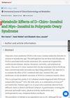 Metabolic Effects of D-Chiro-Inositol and Myo-Inositol in Polycystic Ovary Syndrome