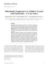 Hidradenitis Suppurativa in Children Treated with Finasteride-A Case Series
