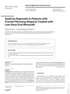 Eyebrow Regrowth in Patients with Frontal Fibrosing Alopecia Treated with Low-Dose Oral Minoxidil