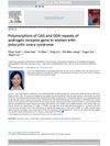 Polymorphism of CAG and GGN repeats of androgen receptor gene in women with polycystic ovary syndrome
