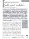 Compilation of a comprehensive gene panel for systematic assessment of genes that govern an individual’s drug responses