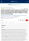 Safety and Patient-Reported Outcomes in Patients With Hormone Receptor-Positive, HER2-Negative Advanced Breast Cancer Treated With CDK4/6 Inhibitors in China: A Cross-Sectional Study