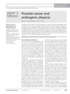 Prostate cancer and androgenic alopecia