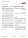 Topical cetirizine 1% for treatment of androgenetic alopecia