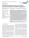 Distinguishing histopathologic features of acantholytic dermatoses and the pattern of acantholytic hypergranulosis
