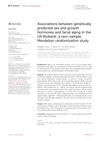Associations between genetically predicted sex and growth hormones and facial aging in the UK Biobank: a two−sample Mendelian randomization study