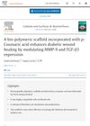 A bio-polymeric scaffold incorporated with p-Coumaric acid enhances diabetic wound healing by modulating MMP-9 and TGF-β3 expression