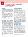 Hormone Treatment for the Adult Transgender Patient