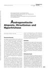 Androgenetic Alopecia, Hirsutism, and Hypertrichosis