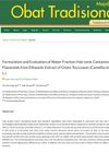 Formulation and Evaluation of Water Fraction Hair tonic Containing Flavonoids from Ethanolic Extract of Green Tea Leaves (Camellia sinensis L.)