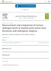 Measurement and comparison of various androgen levels in women with severe acne, hirsutism, and androgenic alopecia
