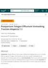 Postpartum Telogen Effluvium Unmasking Traction Alopecia