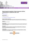 Spatio-temporal regulation of gene expression defines subpopulations of epidermal stem cells