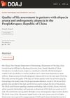 Quality of life assessment in patients with alopecia areata and androgenetic alopecia in the People’s Republic of China