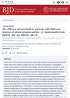 P64 Efficacy of baricitinib in patients with different degrees of severe alopecia areata: 52-week results from BRAVE-AA1 and BRAVE-AA2
