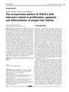 Co-Expression Pattern of VEGFR-2 With Indicators Related to Proliferation, Apoptosis, and Differentiation of Anagen Hair Follicles
