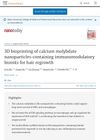 3D bioprinting of calcium molybdate nanoparticles-containing immunomodulatory bioinks for hair regrowth