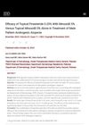 Efficacy of Topical Finasteride 0.25% With Minoxidil 5% Versus Topical Minoxidil 5% Alone in the Treatment of Male Pattern Androgenic Alopecia