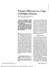 Telogen Effluvium as a Sign of Hodgkin Disease