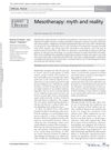 Mesotherapy: myth and reality
