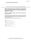 Effect of bioclimatic area and season on phenolics and antioxidant activities of rosemary (<i>Rosmarinus officinalis</i> L.) leaves