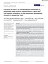 Evaluation of efficacy of intradermal injection therapy vs derma roller application for administration of QR678 Neo <sup>®</sup> hair regrowth formulation for the treatment of Androgenetic Alopecia—A prospective study