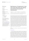 Mechanisms of impairment in hair and scalp induced by hair dyeing and perming and potential interventions