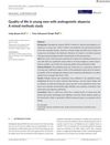 Quality of life in young men with androgenetic alopecia: A mixed methods study