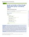 Health and fertility in World Health Organization group 2 anovulatory women