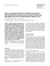 Effects of epidermal growth factor, fibroblast growth factor, minoxidil and hydrocortisone on growth kinetics in human hair bulb papilla cells and root sheath fibroblasts cultured in vitro