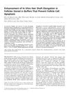Enhancement of In Vitro Hair Shaft Elongation in Follicles Stored in Buffers That Prevent Follicle Cell Apoptosis