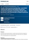 Double-blind randomized placebo-controlled study of the efficacy and safety of hair loss prevention shampoo containing salicylic acid, panthenol, and niacinamide in alopecia patients