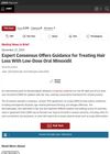 Expert Consensus Offers Guidance for Treating Hair Loss With Low-Dose Oral Minoxidil