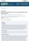 Evaluation of the Efficacy of Intense Pulsed Light in Skin Rejuvenation