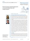 Recent European legal developments on second medical uses and dosage regimes