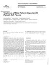 Treatment of Male-Pattern Alopecia with Platelet-Rich Plasma