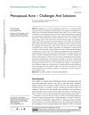 &lt;p&gt;Menopausal Acne – Challenges And Solutions&lt;/p&gt;