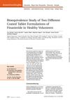 Bioequivalence Study of Two Different Coated Tablet Formulations of Finasteride in Healthy Volunteers