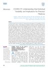 COVID-19: Understanding Inter-Individual Variability and Implications for Precision Medicine