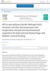 All-in-one polysaccharide hydrogel with resistant vascular burst pressure and cooperative wound microenvironment regulation for fatal arterial hemorrhage and diabetic wound healing