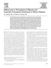 Differences in Perceptions of Beauty and Cosmetic Procedures Performed in Ethnic Patients