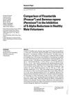 Comparison of Finasteride (Proscar®) and Serenoa repens (Permixon®) in the Inhibition of 5-Alpha Reductase in Healthy Male Volunteers