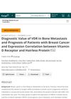 Diagnostic Value of VDR in Bone Metastasis and Prognosis of Patients with Breast Cancer and Expression Correlation between Vitamin D Receptor and Hairless Protein