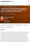 Comparative Proteomic Analysis of Male and Female Androgenetic Alopecia: Elucidating Gender-Specific Molecular Patterns