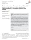 Placebo‐controlled dose‐effect studies with topical minoxidil 2% or 5% in male‐patterned hair loss treated with oral finasteride employing an analytical and exhaustive study protocol