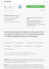 Screening and Expression Validation of Key Proteins for Secondary Hair Follicle Growth in Cashmere Goats Based on iTRAQ Quantitative Proteomics Technology