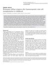 Permanent Diffuse Alopecia After Hematopoietic Stem Cell Transplantation in Childhood
